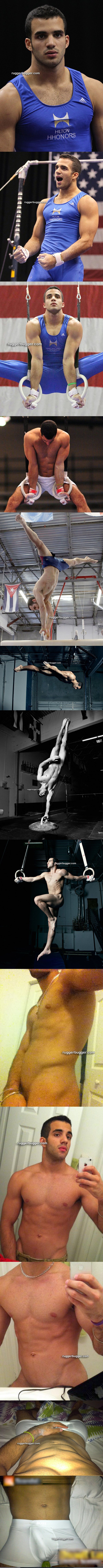 handsome Cuban-American gymnast Danell Leyva Gets Naked at Ruggerbugger 02