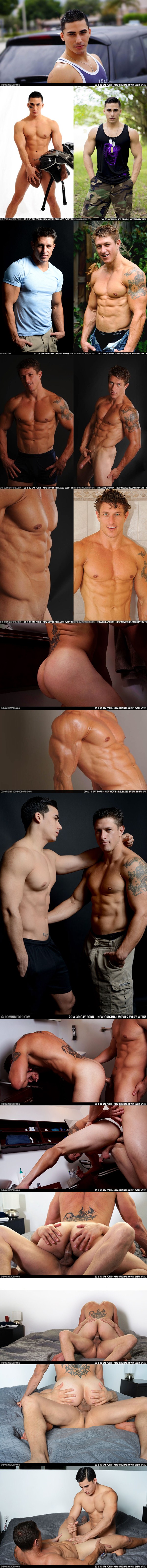 Handsome big-dicked Topher DiMaggio fucks hot muscular Bryce Evans in his bubble butt at Dominicford 01