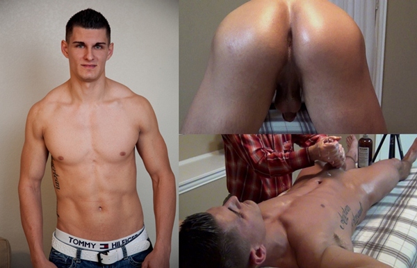 Hot southern country boy Erik gets his creamy load milked out of him in Erik Massage at Southernstrokes