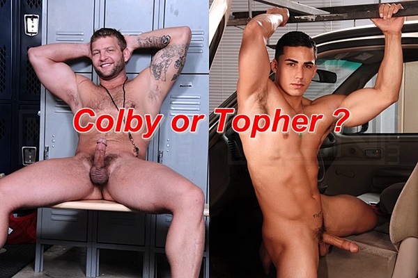 Colby Jansen or Topher DiMaggio, who will get his virgin ass fucked in Top to Bottom Part 4 at Men