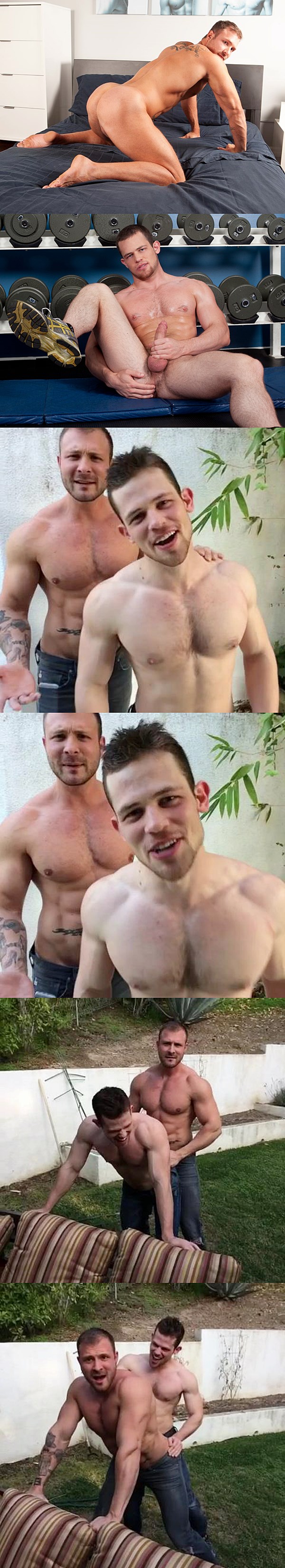 Long time top only stars Austin Wolf and Kurtis Wolfe will get their tight virgin ass popped up at Randyblue 01