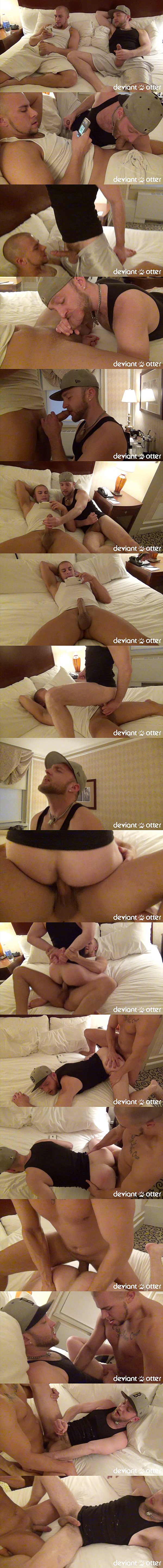 Eli Hunter breeds and fucks a big load out of Deviant Otter in Barebacking a Straight Guy at Deviantotter 02