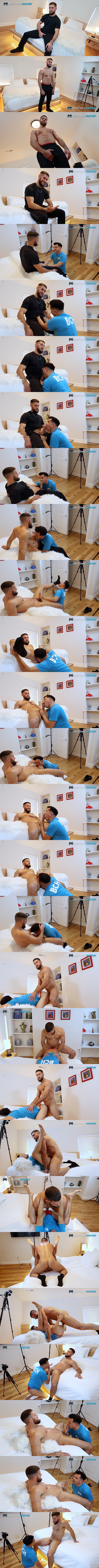 Hung straight muscle hunk, office clerk Gordon fucks Victor's both holes in Getting Deep Fucked by Gordon at Beefcake Hunter 01